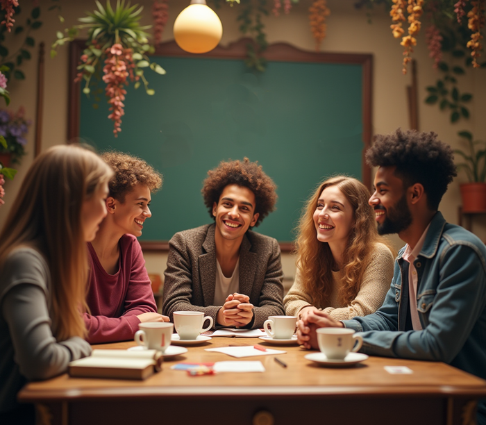 A Group Of Diverse Students Adults And Teenagers-1-1-1